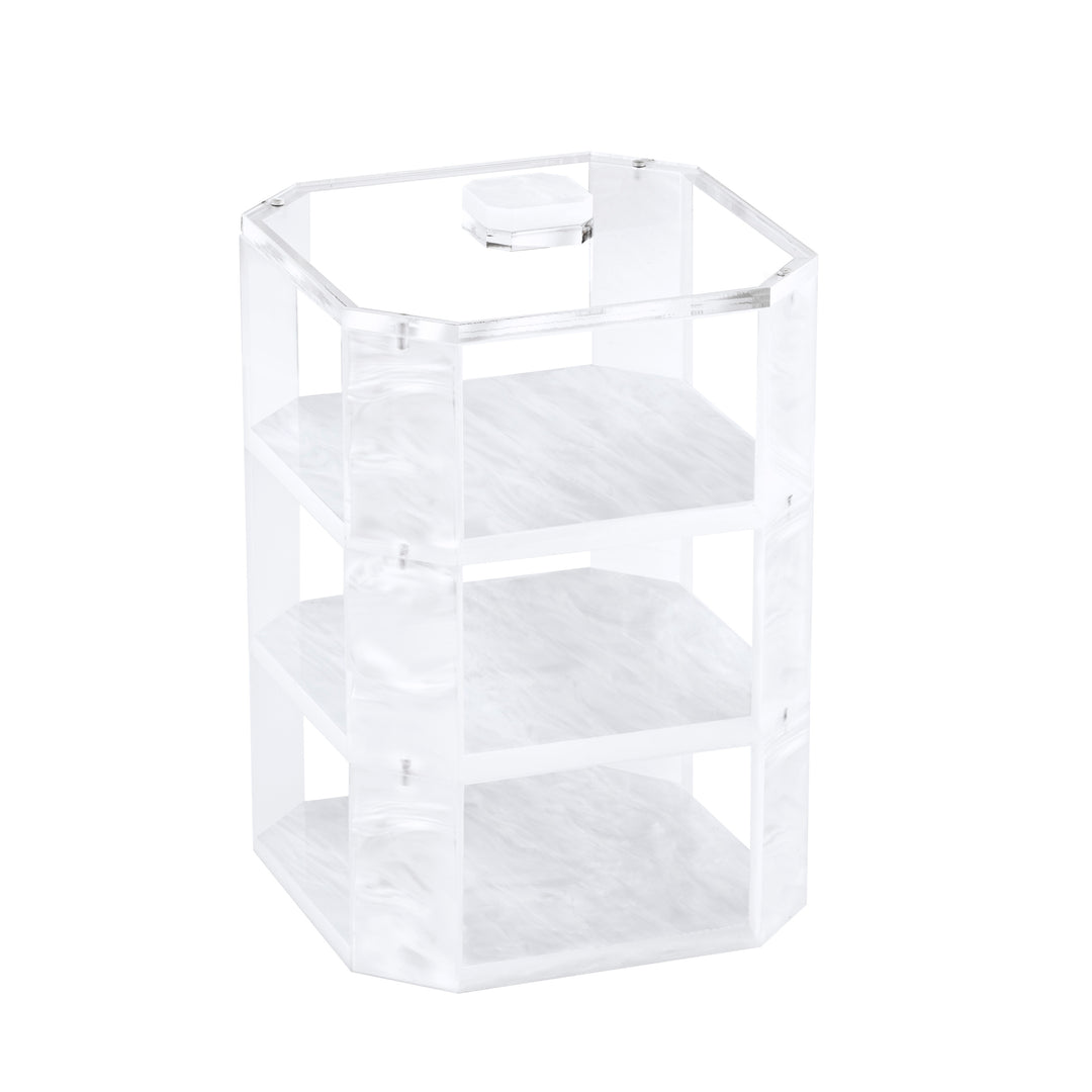 Coffee, Tea & Sugar Stacker - White Pearl
