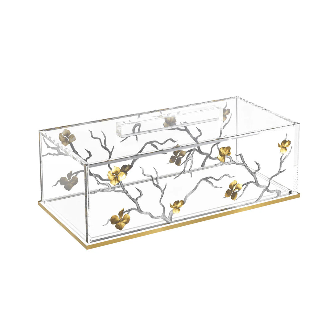 Cake Log Tray - Golden Branch