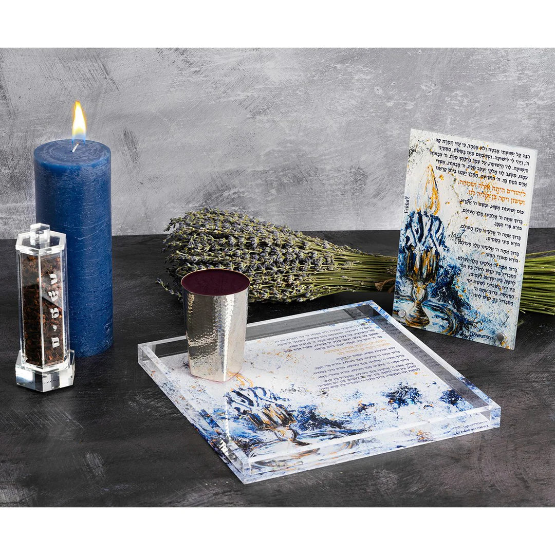 Havdalah Card - Midnight Blue