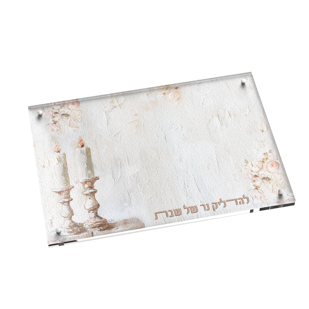 Hadlakas Neiros Tray - Leatherite, Blush Rose