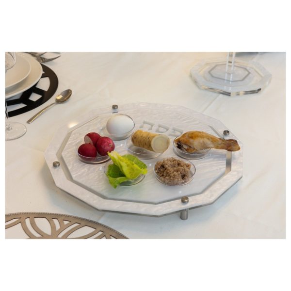 Kearah, Seder Plate - White Pearl