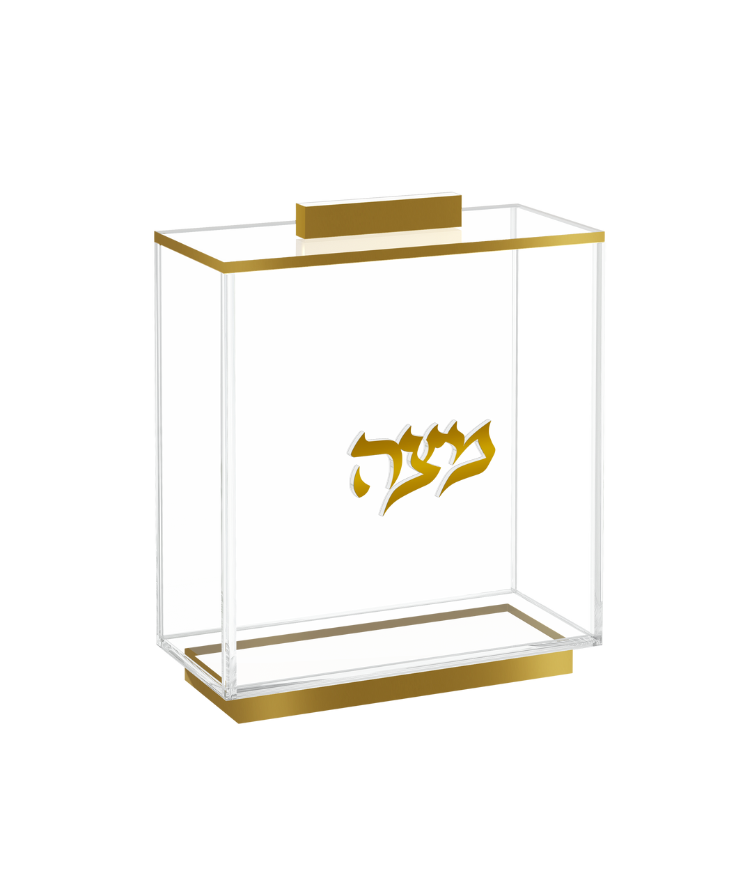 Matzah Box, Square - Gold