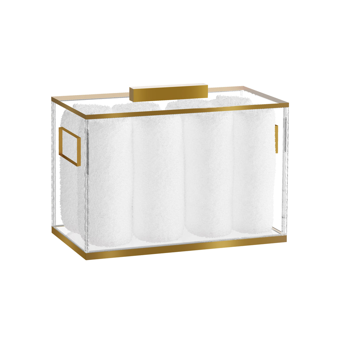 Towel Box - Gold