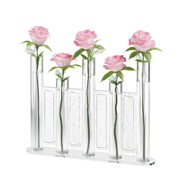 Tube Vase - White Pearl