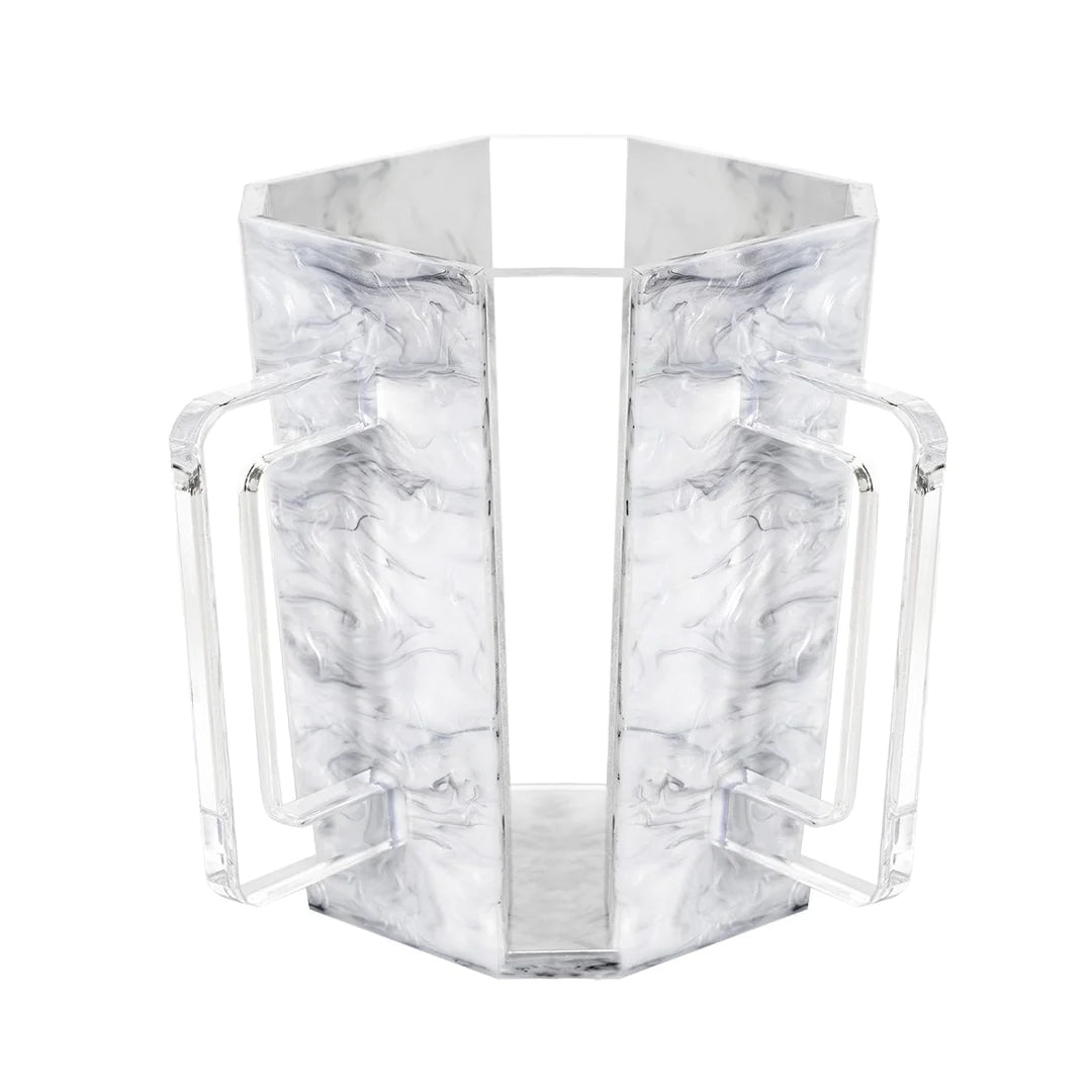Washing Cup, Octagonal - Gray Pearl