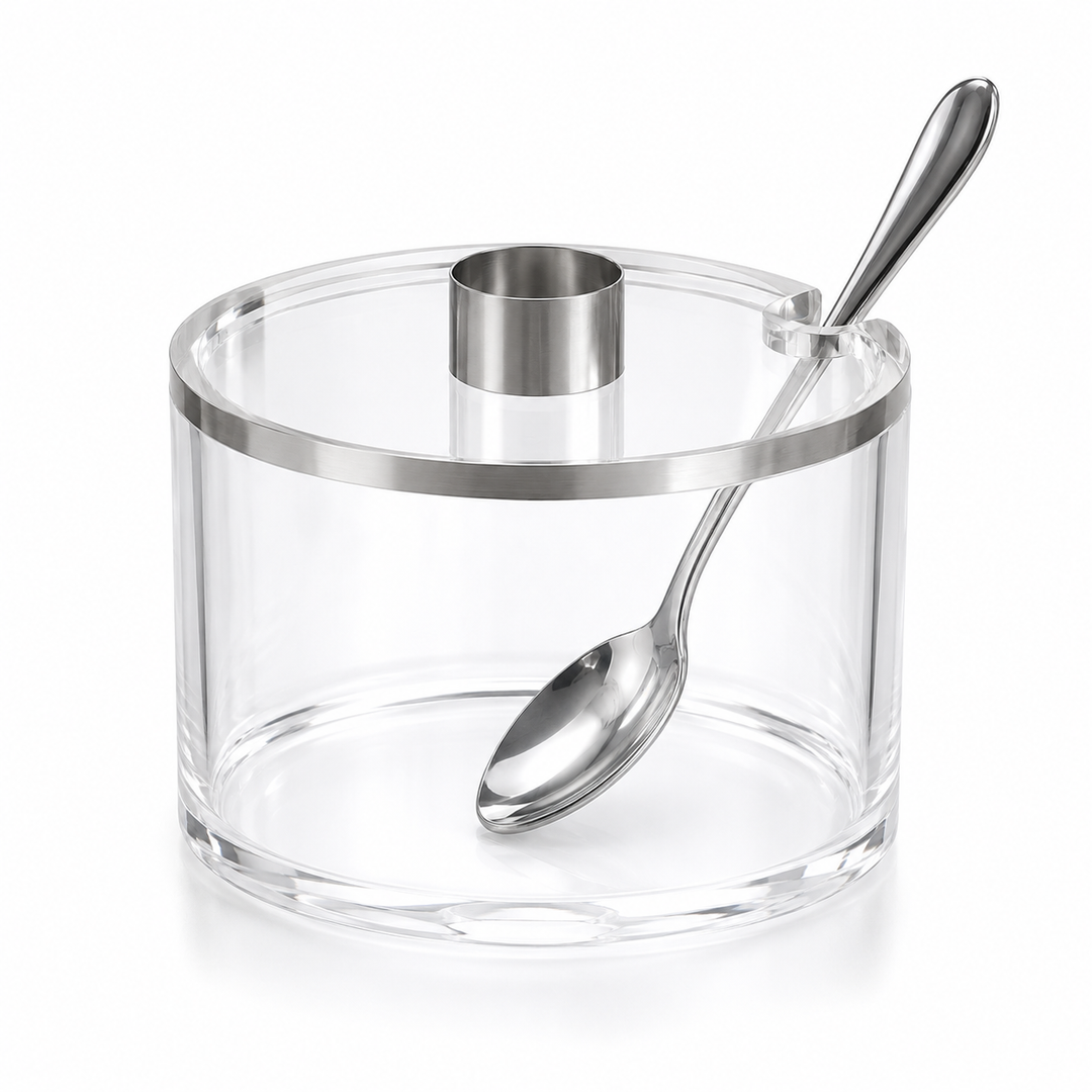 Dip Dish - 5 Bowls, Silver
