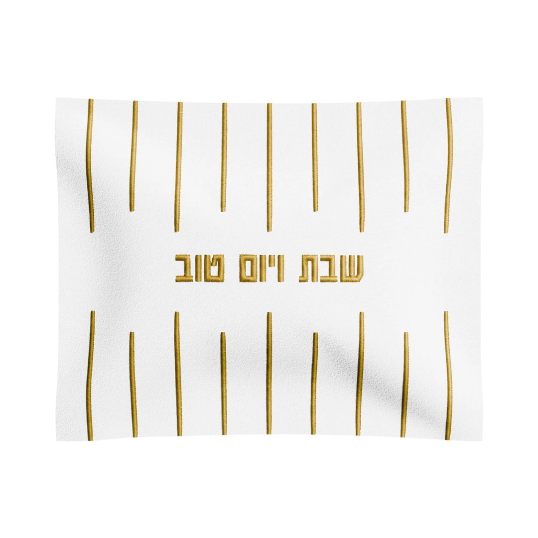 Challah Cover - Linear, Gold
