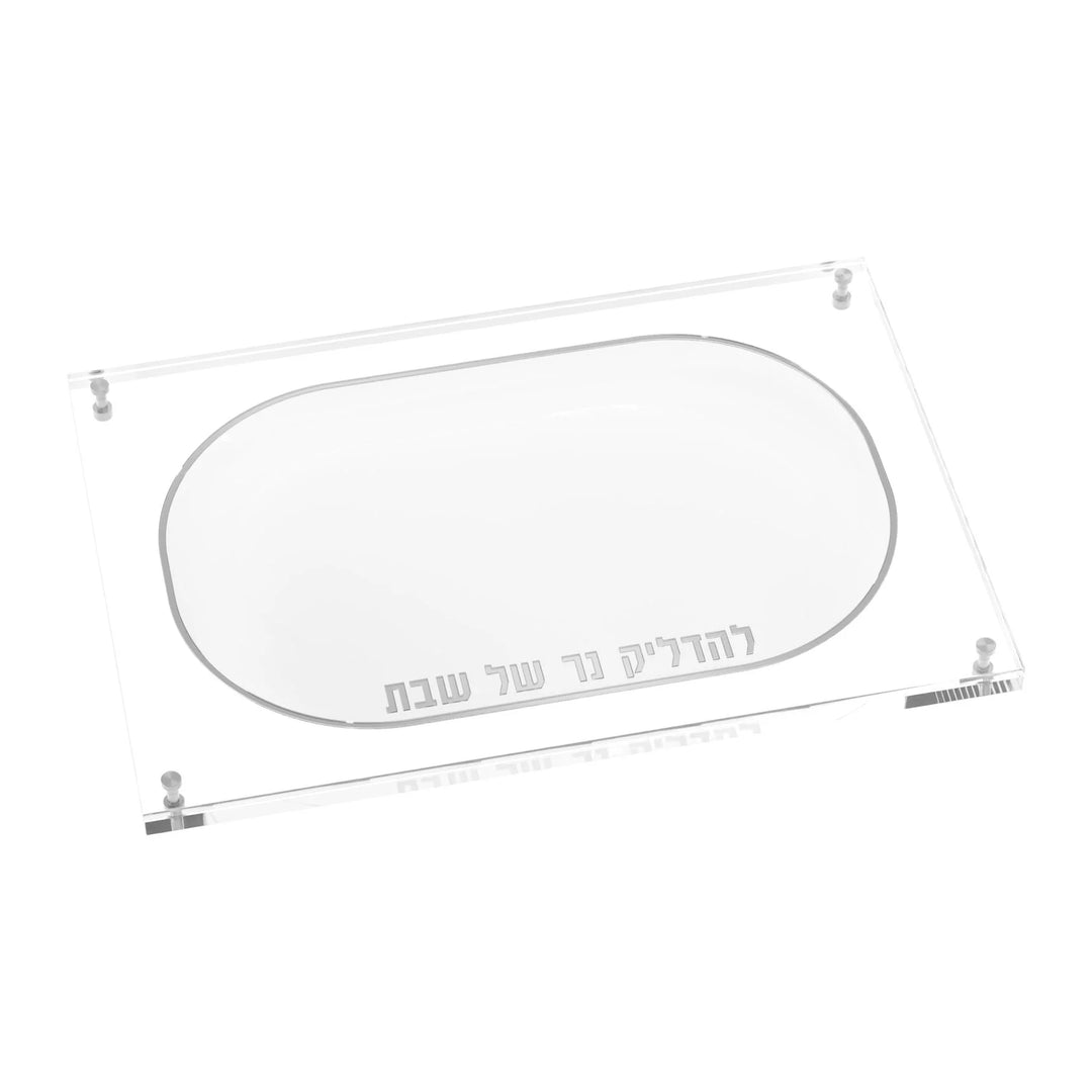 Hadlakos Neiros Tray - Lucent, Silver
