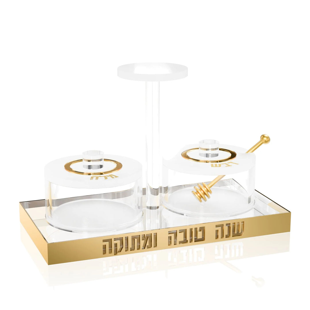 Honey & Salt Dish - Lucent, Gold