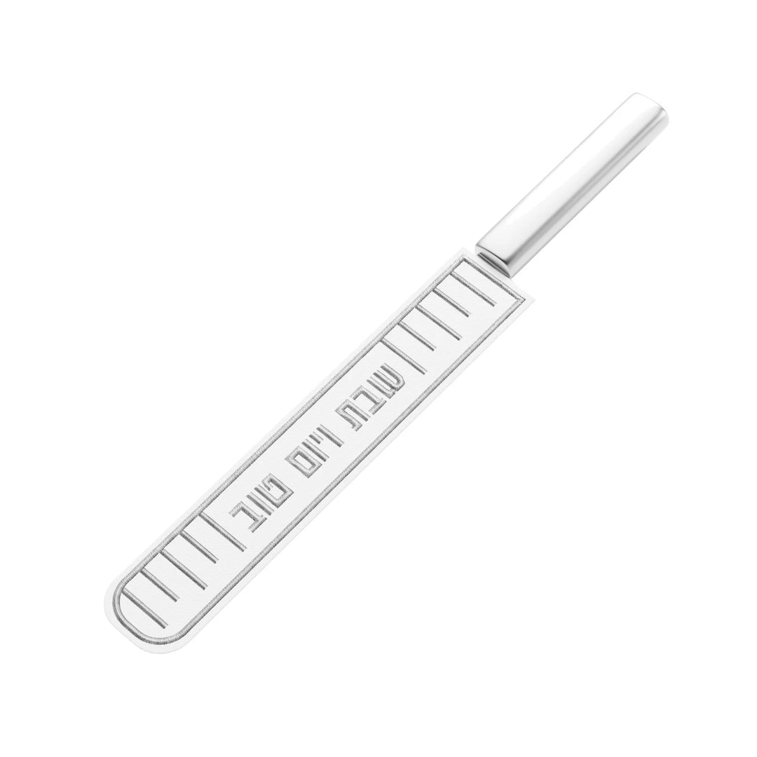 Knife Cover - Linear, Silver