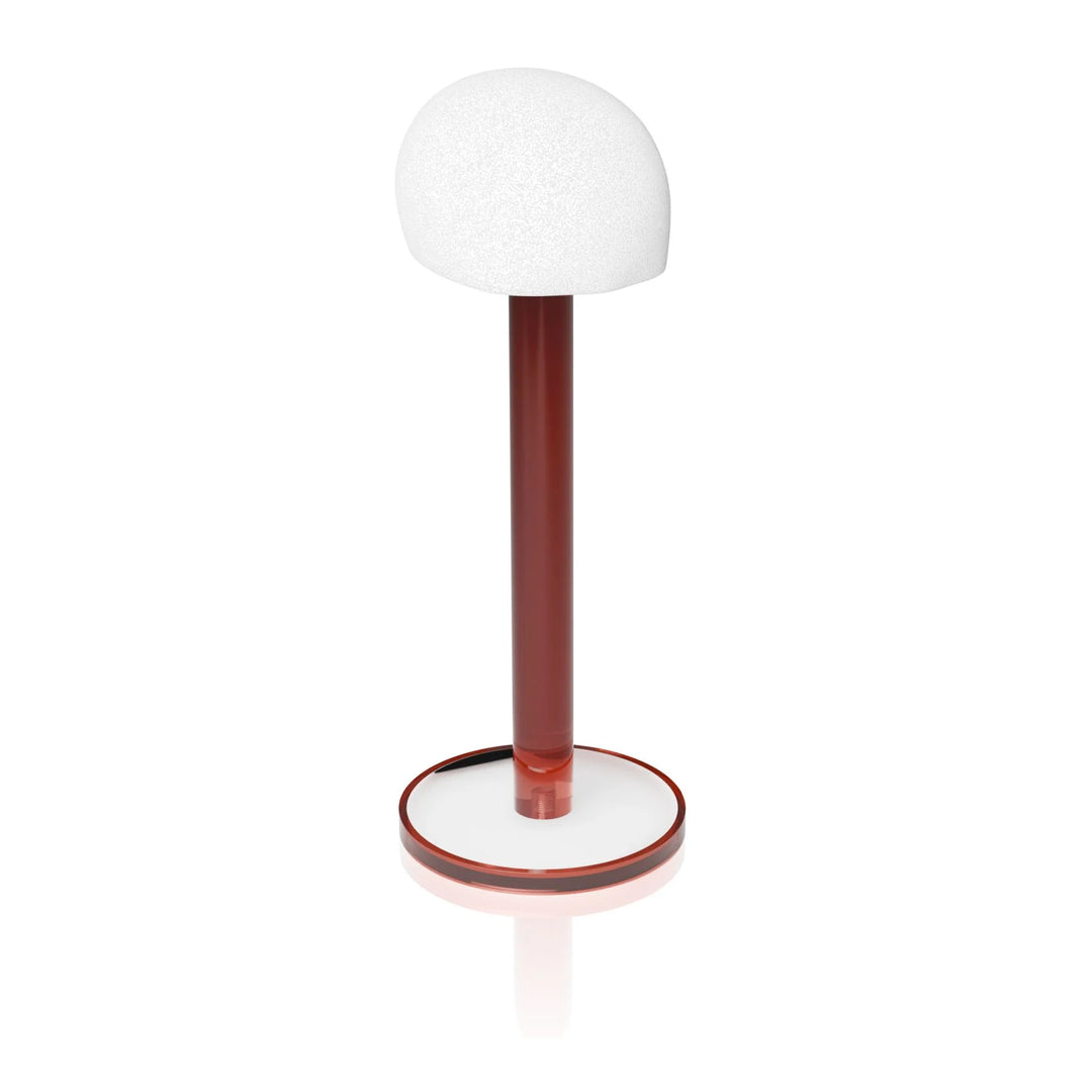 Wig Head - Translucent, Ruby (Large)