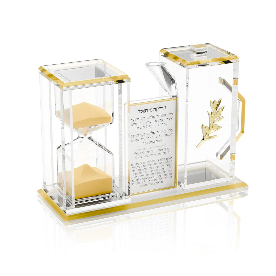 Oil Jug & Sand Timer Set - 2.0, Gold