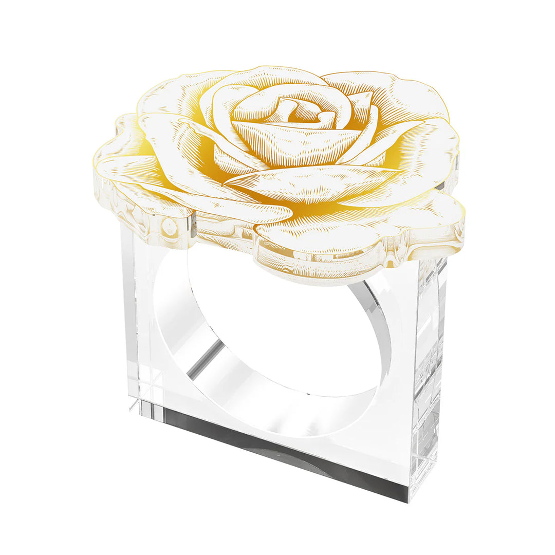 Napkin Rings - Cream Rose