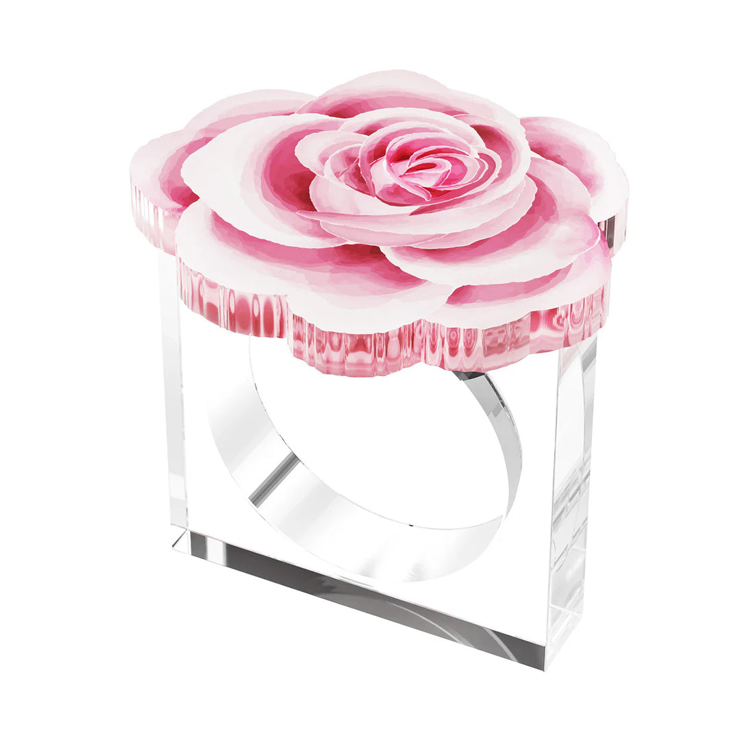 Napkin Rings - Pink Rose