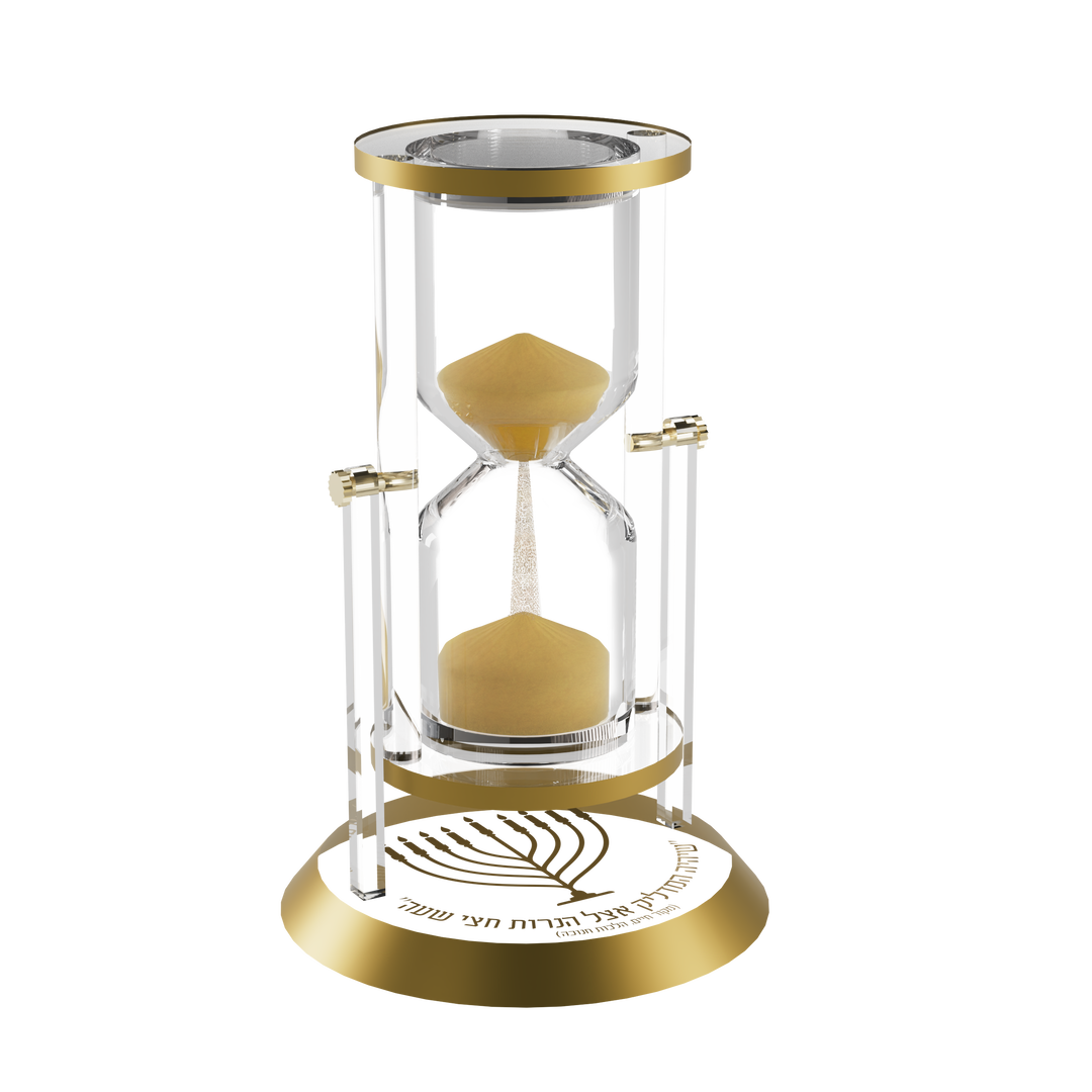 Hour Glass Sand Timer - Gold