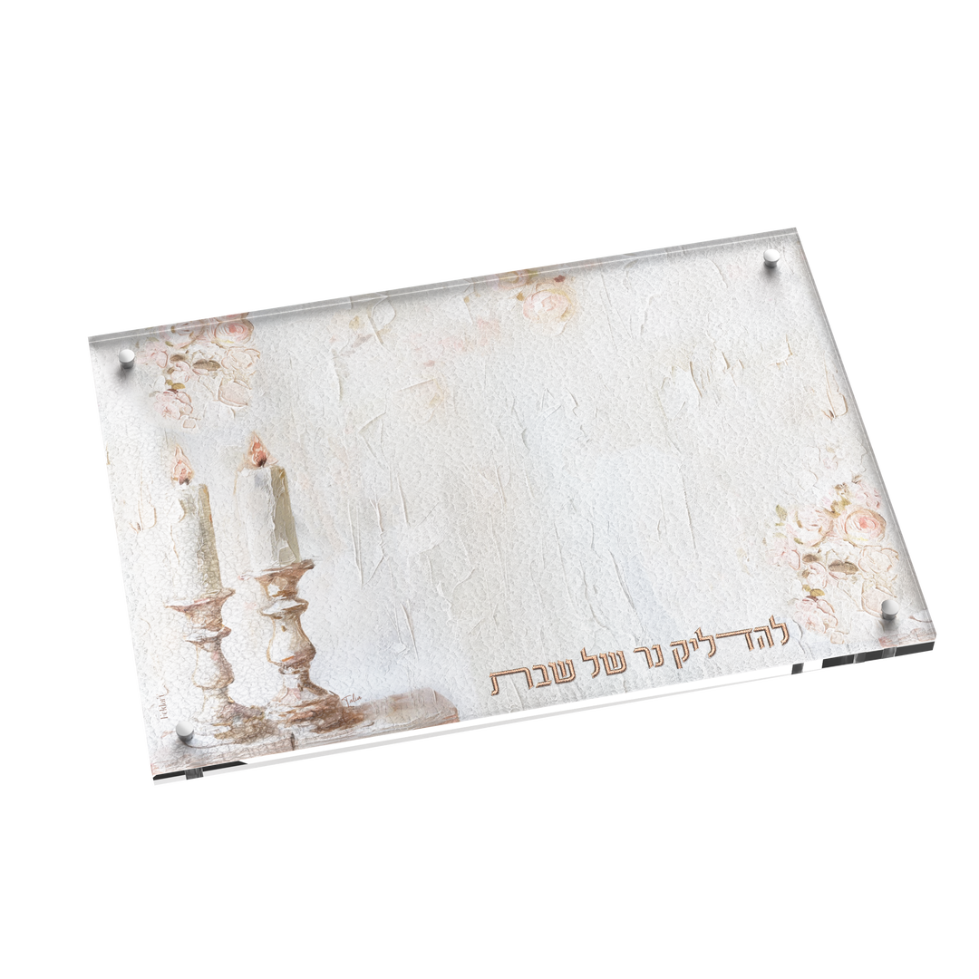 Hadlokas Neiros Tray - Leatherite, Blush Rose