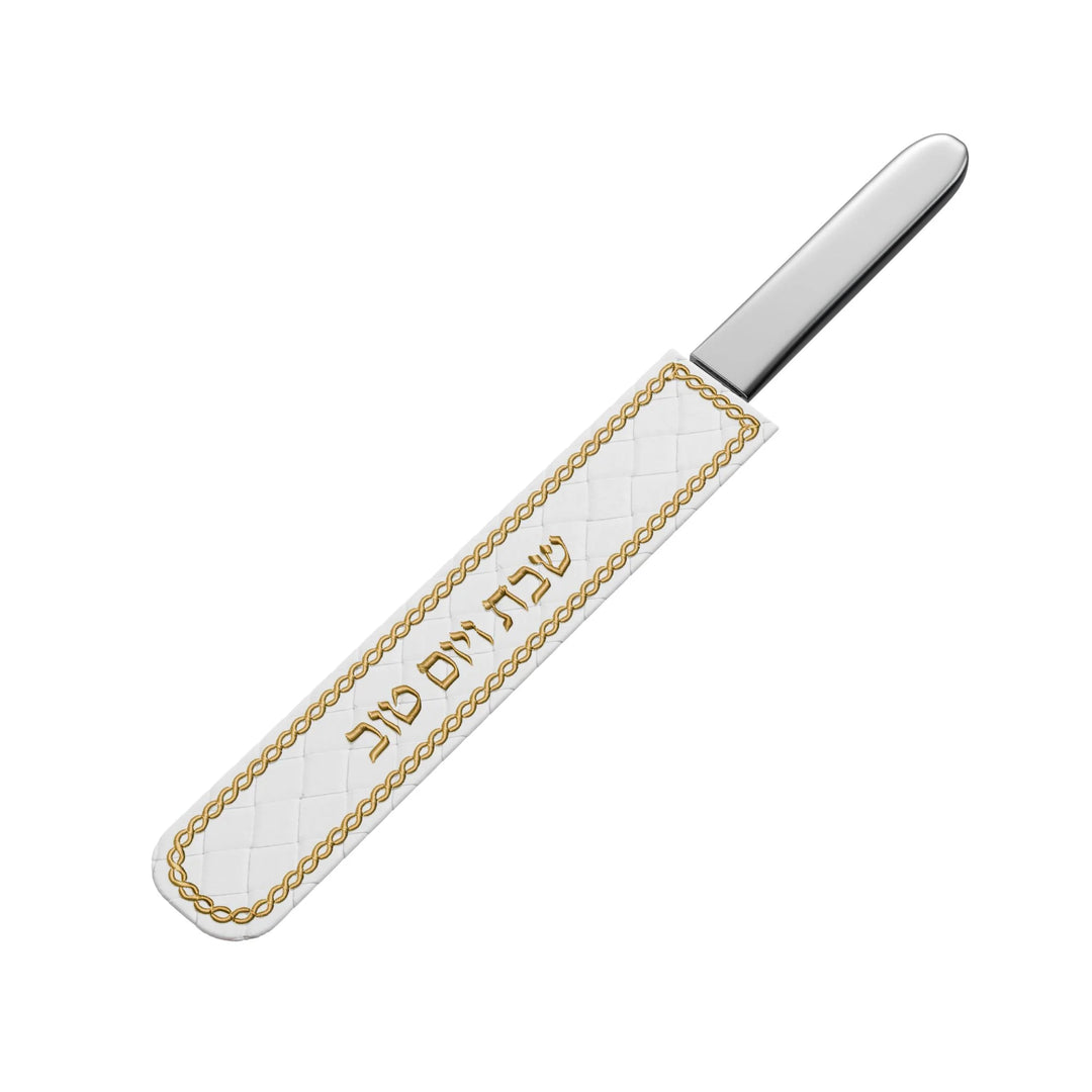 Knife Cover - Leatherite Woven, Gold