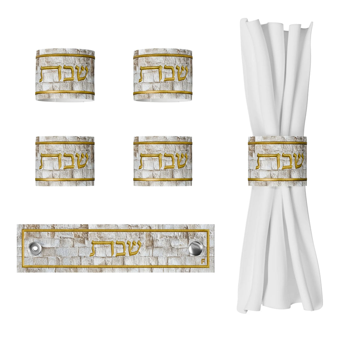 Shabbos Napkin Rings - Serene Kosel
