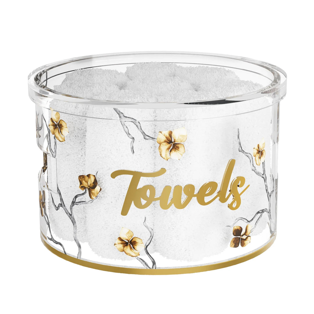 Towel Box - Golden Branch