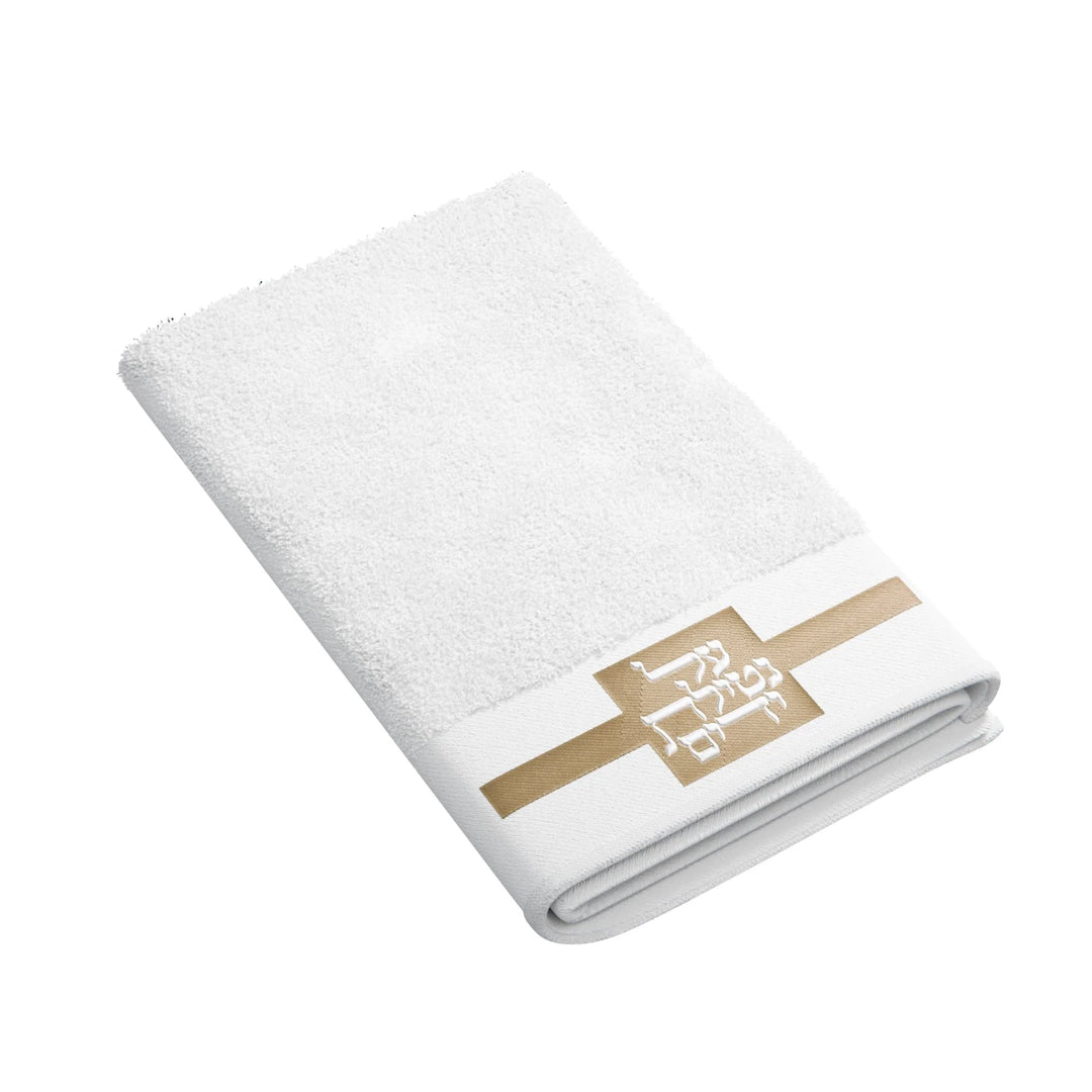 Towel - Monogram, Gold